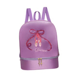 Maxbell Ballet Dance Backpack Lightweight Girls Ballerina Bag for Travel Yoga Sports Purple