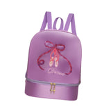 Maxbell Ballet Dance Backpack Lightweight Girls Ballerina Bag for Travel Yoga Sports Purple