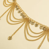 Maxbell Metal Waist Chain for Women Chain Belt Stylish Decorative Dress Belt Jewelry