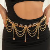 Maxbell Waist Chain for Women Chain Belt Pants Chain Belt Lady Butterfly Belly Chain