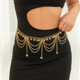 Maxbell Waist Chain for Women Chain Belt Pants Chain Belt Lady Butterfly Belly Chain