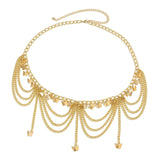 Maxbell Waist Chain for Women Chain Belt Pants Chain Belt Lady Butterfly Belly Chain