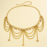 Maxbell Waist Chain for Women Chain Belt Pants Chain Belt Lady Butterfly Belly Chain