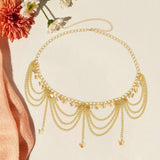 Maxbell Waist Chain for Women Chain Belt Pants Chain Belt Lady Butterfly Belly Chain