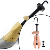 Maxbell Wooden Shoe Stretcher Adjustable Shoe Widener for Canvas Shoes Sandals Flats for Men