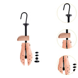 Maxbell Wooden Shoe Stretcher Adjustable Shoe Widener for Canvas Shoes Sandals Flats for Men