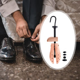 Maxbell Wooden Shoe Stretcher Adjustable Shoe Widener for Canvas Shoes Sandals Flats for Men