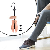 Maxbell Wooden Shoe Stretcher Adjustable Shoe Widener for Canvas Shoes Sandals Flats for Men