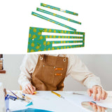 Maxbell Zipper Pocket Making Template Sewing Template for DIY Craft Sewing Accessory