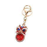 Maxbell Lion Key Chain Alloy Backpack Keyring Shiny Key Accessory Charm Keychain