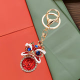 Maxbell Lion Key Chain Alloy Backpack Keyring Shiny Key Accessory Charm Keychain