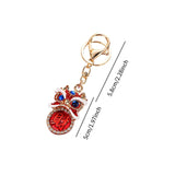 Maxbell Lion Key Chain Alloy Backpack Keyring Shiny Key Accessory Charm Keychain