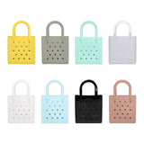 Maxbell Women Girls Beach Bag Waterproof Tote Bag Handbag Portable Summer Travel Bag White