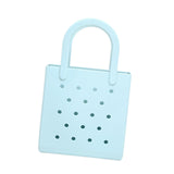 Maxbell Women Girls Beach Bag Waterproof Tote Bag Handbag Portable Summer Travel Bag Light Blue