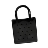 Maxbell Women Girls Beach Bag Waterproof Tote Bag Handbag Portable Summer Travel Bag Black