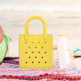 Maxbell Women Girls Beach Bag Waterproof Tote Bag Handbag Portable Summer Travel Bag Yellow