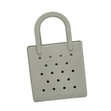 Maxbell Women Girls Beach Bag Waterproof Tote Bag Handbag Portable Summer Travel Bag Gray Green