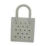 Maxbell Women Girls Beach Bag Waterproof Tote Bag Handbag Portable Summer Travel Bag Gray Green