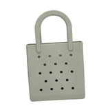 Maxbell Women Girls Beach Bag Waterproof Tote Bag Handbag Portable Summer Travel Bag Gray Green