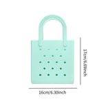 Maxbell Women Girls Beach Bag Waterproof Tote Bag Handbag Portable Summer Travel Bag Light Green