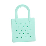 Maxbell Women Girls Beach Bag Waterproof Tote Bag Handbag Portable Summer Travel Bag Light Green