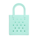 Maxbell Women Girls Beach Bag Waterproof Tote Bag Handbag Portable Summer Travel Bag Light Green