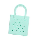 Maxbell Women Girls Beach Bag Waterproof Tote Bag Handbag Portable Summer Travel Bag Light Green