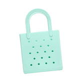 Maxbell Women Girls Beach Bag Waterproof Tote Bag Handbag Portable Summer Travel Bag Light Green