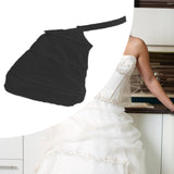 Maxbell Women Petticoat Panier Hoop Prom for Lolita Dress Victorian Petticoat Bustle Black