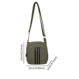 Maxbell Small Crossbody Bag Shoulder Purse Zipper Closure Stylish Casual Satchel Bag