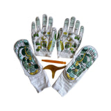 Maxbell Reflexology Socks and Gloves Tools Set for Home Use SPA Socks Acupoint Socks Crew Socks
