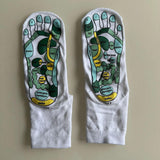 Maxbell Reflexology Socks and Gloves Tools Set for Home Use SPA Socks Acupoint Socks Crew Socks