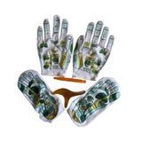 Maxbell Reflexology Socks and Gloves Tools Set for Home Use SPA Socks Acupoint Socks Ankle Socks