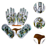 Maxbell Reflexology Socks and Gloves Tools Set for Home Use SPA Socks Acupoint Socks Ankle Socks