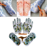 Maxbell Reflexology Socks and Gloves Tools Set for Home Use SPA Socks Acupoint Socks Ankle Socks