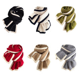 Maxbell Women Scarf Neck Scarf Ladies Scarf Cold Weather 175 cm Soft Gift Knit Scarf Red