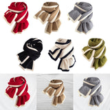Maxbell Women Scarf Neck Scarf Ladies Scarf Cold Weather 175 cm Soft Gift Knit Scarf Red