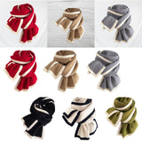 Maxbell Women Scarf Neck Scarf Ladies Scarf Cold Weather 175 cm Soft Gift Knit Scarf Red