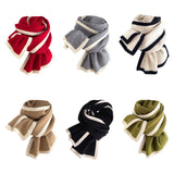 Maxbell Women Scarf Neck Scarf Ladies Scarf Cold Weather 175 cm Soft Gift Knit Scarf Red