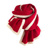 Maxbell Women Scarf Neck Scarf Ladies Scarf Cold Weather 175 cm Soft Gift Knit Scarf Red