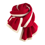 Maxbell Women Scarf Neck Scarf Ladies Scarf Cold Weather 175 cm Soft Gift Knit Scarf Red