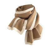 Maxbell Women Scarf Neck Scarf Ladies Scarf Cold Weather 175 cm Soft Gift Knit Scarf Khaki