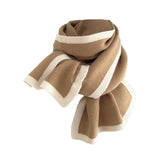 Maxbell Women Scarf Neck Scarf Ladies Scarf Cold Weather 175 cm Soft Gift Knit Scarf Khaki