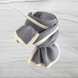 Maxbell Women Scarf Neck Scarf Ladies Scarf Cold Weather 175 cm Soft Gift Knit Scarf Gray
