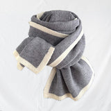 Maxbell Women Scarf Neck Scarf Ladies Scarf Cold Weather 175 cm Soft Gift Knit Scarf Gray