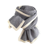 Maxbell Women Scarf Neck Scarf Ladies Scarf Cold Weather 175 cm Soft Gift Knit Scarf Gray