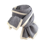 Maxbell Women Scarf Neck Scarf Ladies Scarf Cold Weather 175 cm Soft Gift Knit Scarf Gray