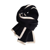 Maxbell Women Scarf Neck Scarf Ladies Scarf Cold Weather 175 cm Soft Gift Knit Scarf Black