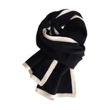 Maxbell Women Scarf Neck Scarf Ladies Scarf Cold Weather 175 cm Soft Gift Knit Scarf Black