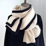 Maxbell Women Scarf Neck Scarf Ladies Scarf Cold Weather 175 cm Soft Gift Knit Scarf Beige